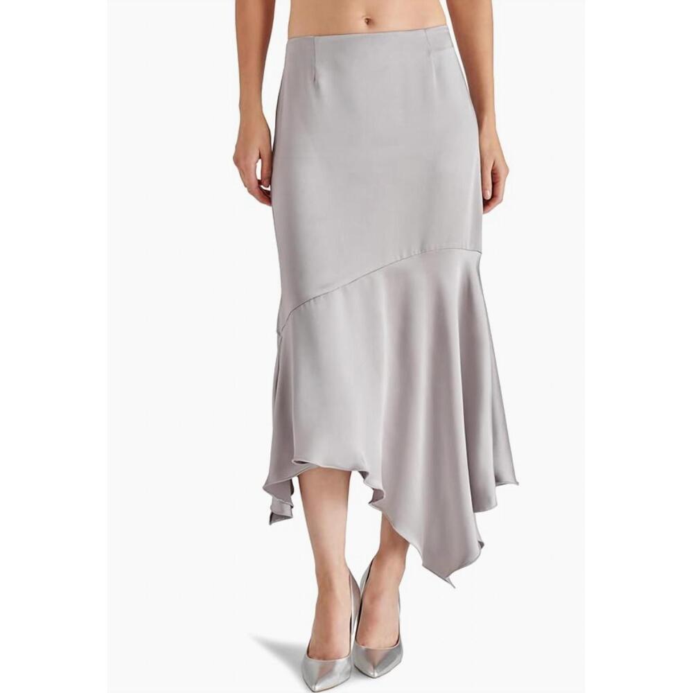 NEW STEVE MADDEN women's lucille skirt in ash grey